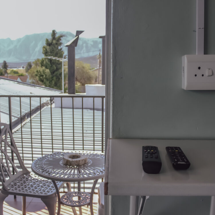 Wall mounted small folding table